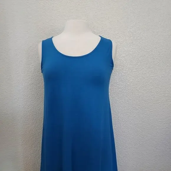 J. Jill Wearever Collection Royal Blue Sleeveless Dress Size XSP - Picture 2 of 10